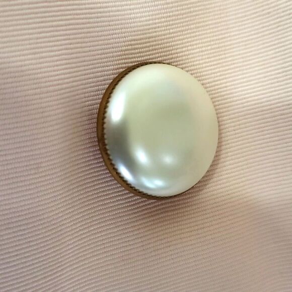 NWT Vintage stunning Lew Magram women's light pink double breast blazer 14 - Picture 7 of 11